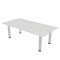 Skutchi Designs 35.5 in W, 59.5 in L, 29 in H, Engineered Wood Top, White HAR-REC-36X60-PT-WC - alternate 1